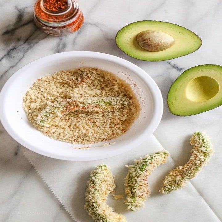 Ingredients for avocado fries