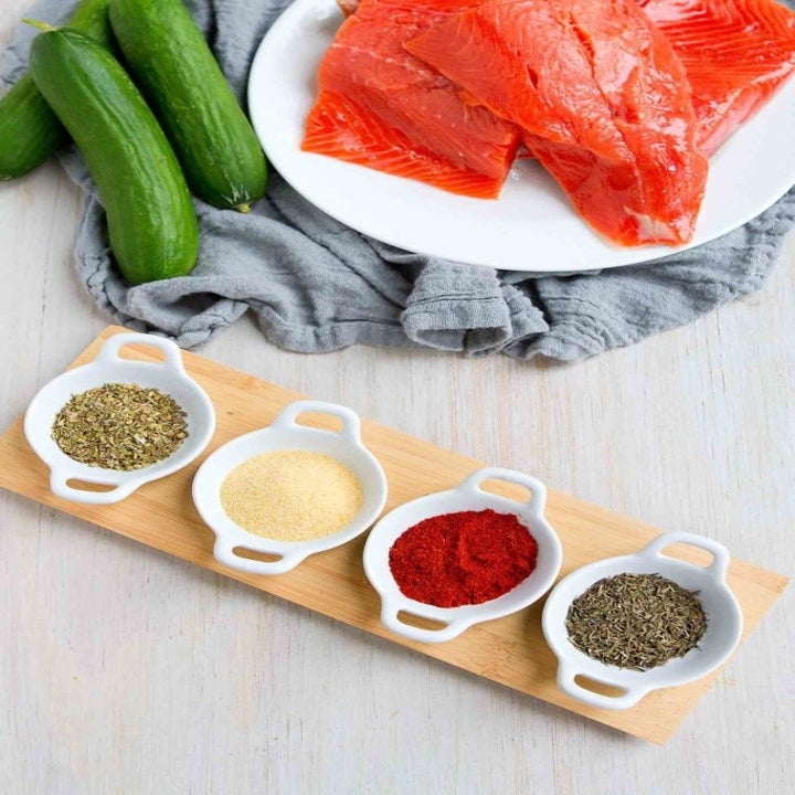 Ingredients for salmon
